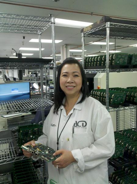 Kathy Choua, ACD’s new Lead Solder Technician